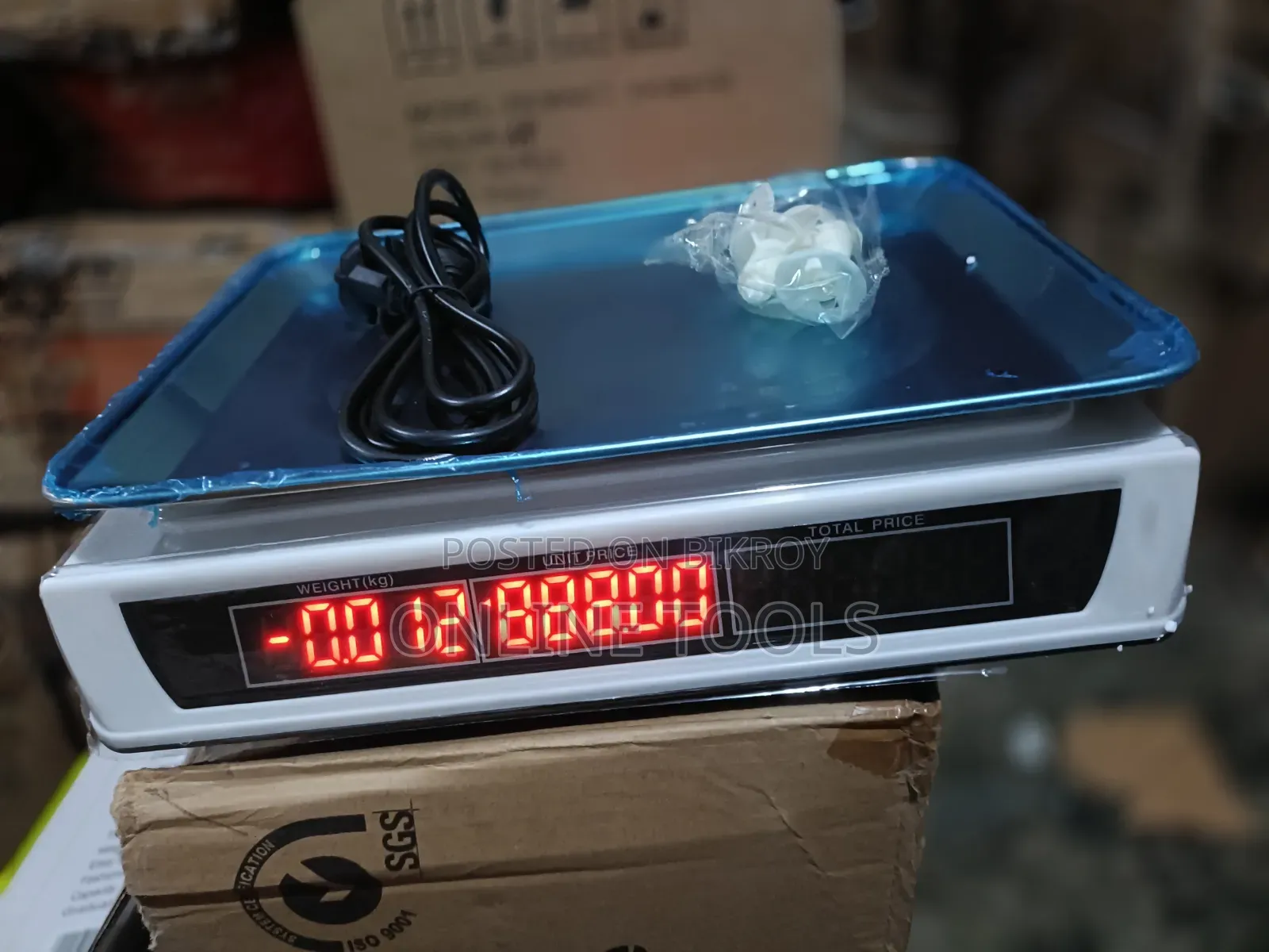 Digital Scale 40kg Capacity 72 Hours Duration