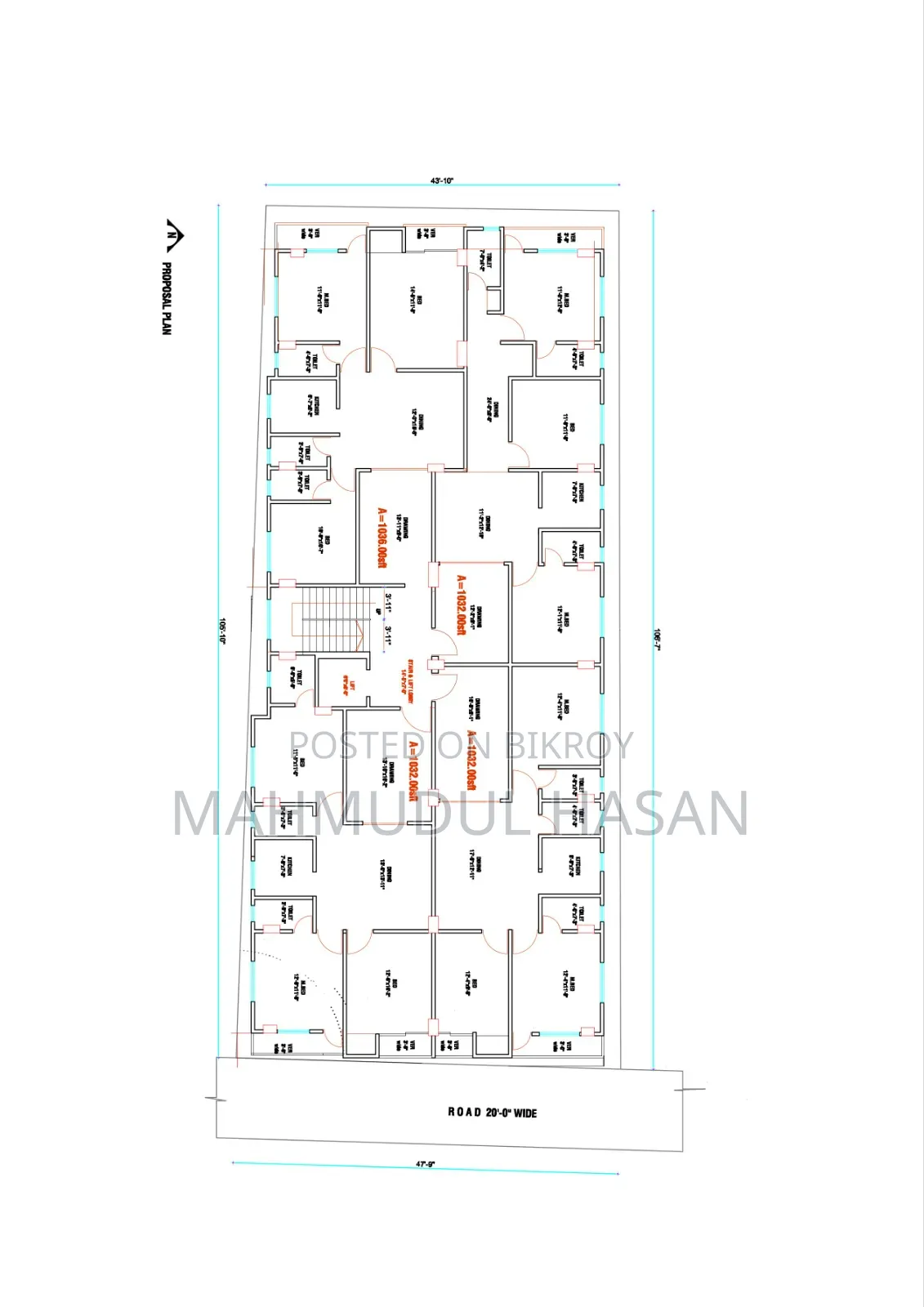 3 Bedroom Apartment in Mirpur DOHS for sale