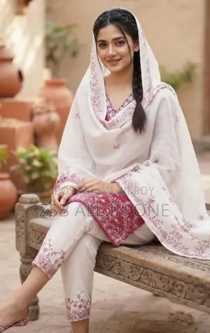 প্রিমিয়াম কোয়ালিটি সুতি কাপড় Radymade Three Piece