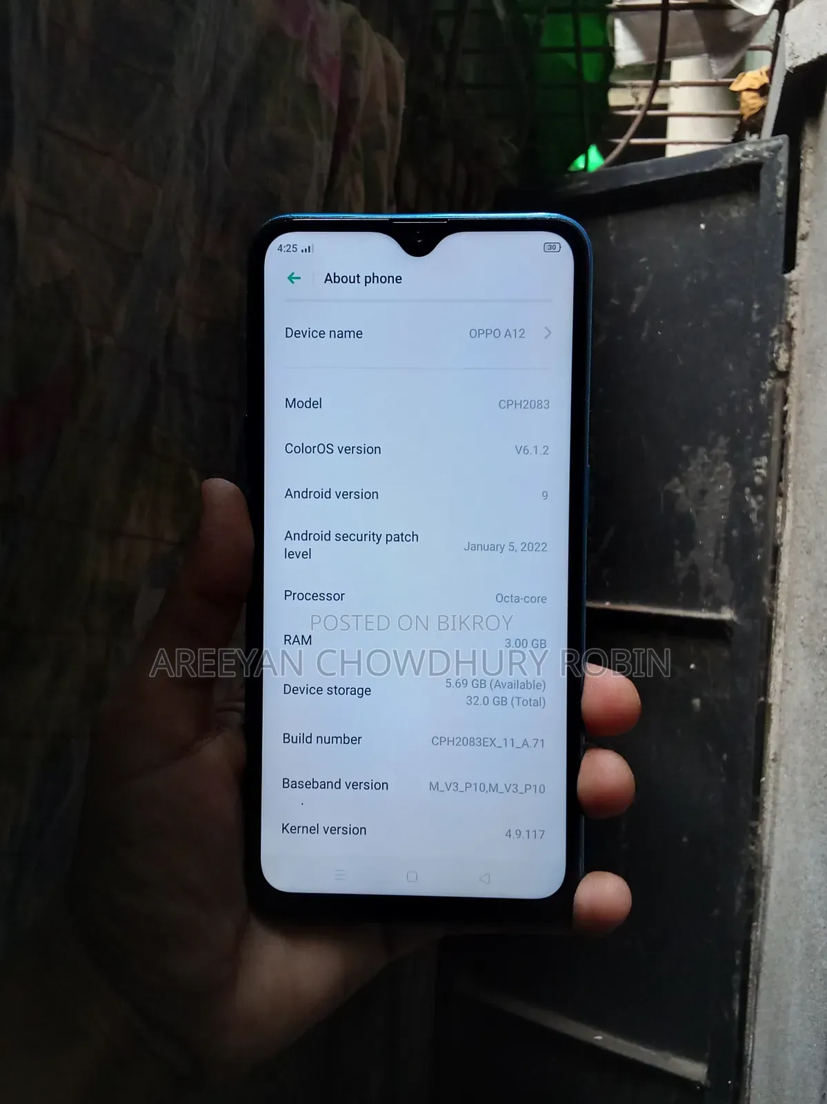 Oppo A12 32 GB Blue