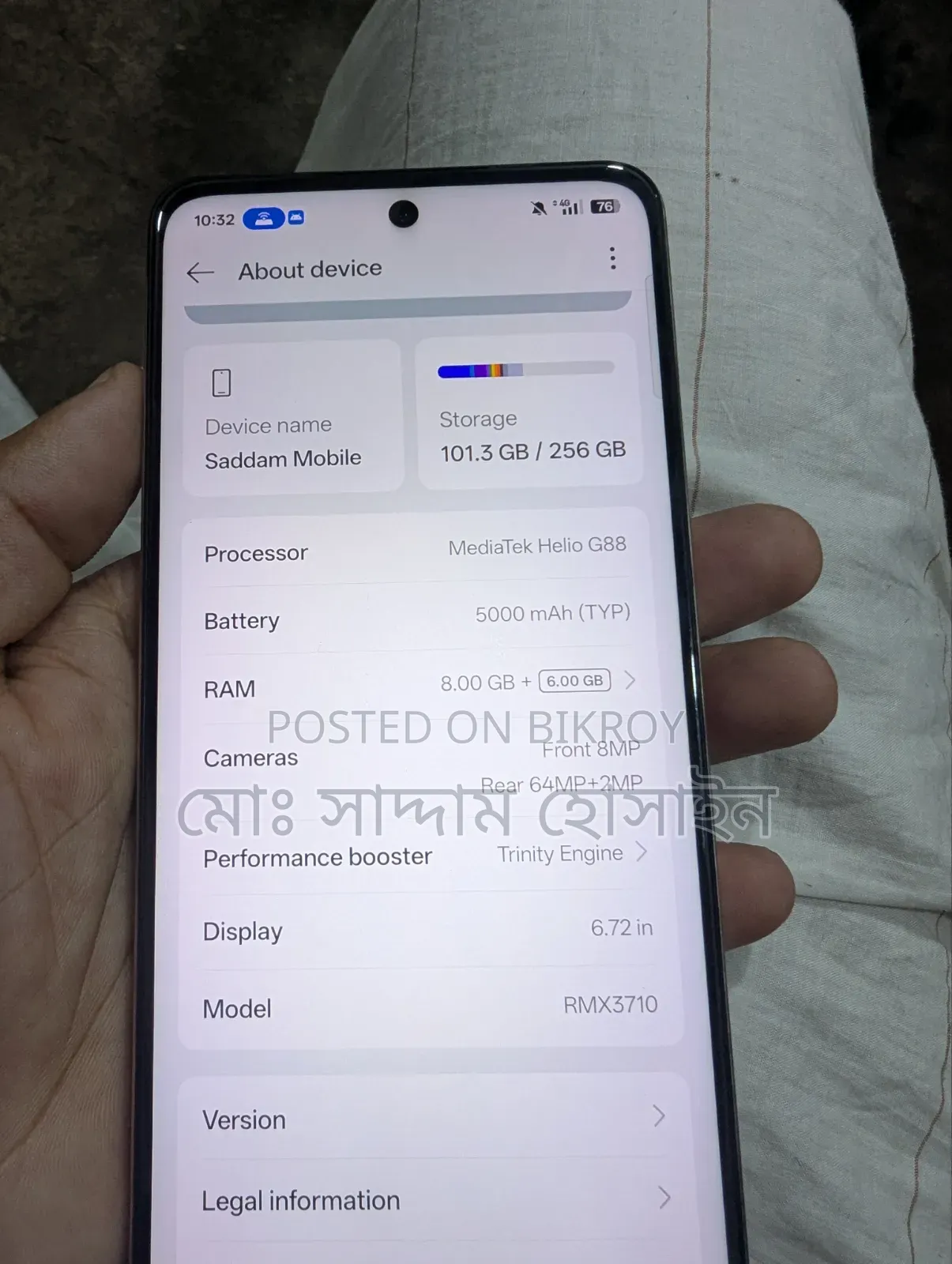 Realme C55 256 GB Gold