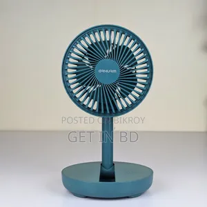 Rechargeable 5-Inches Folding Fan HCZ21 Green Colour