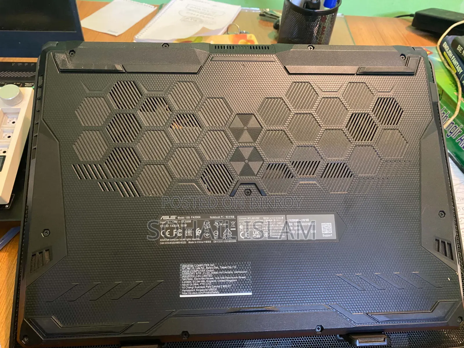 Laptop Asus TUF Gaming A15 16GB AMD Ryzen 5 SSD 512GB