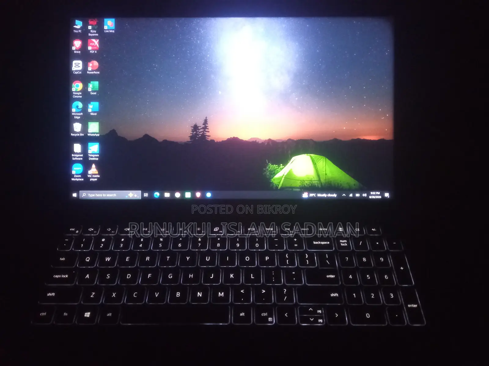 Laptop Dell Inspiron 15 8GB AMD Ryzen 5 SSD 256GB