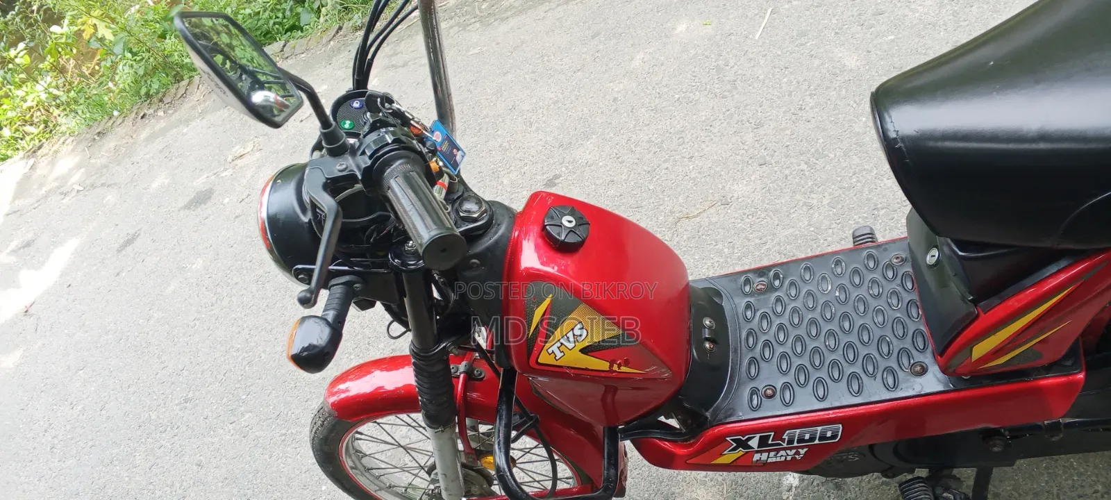 TVS XL 100 2021 Red