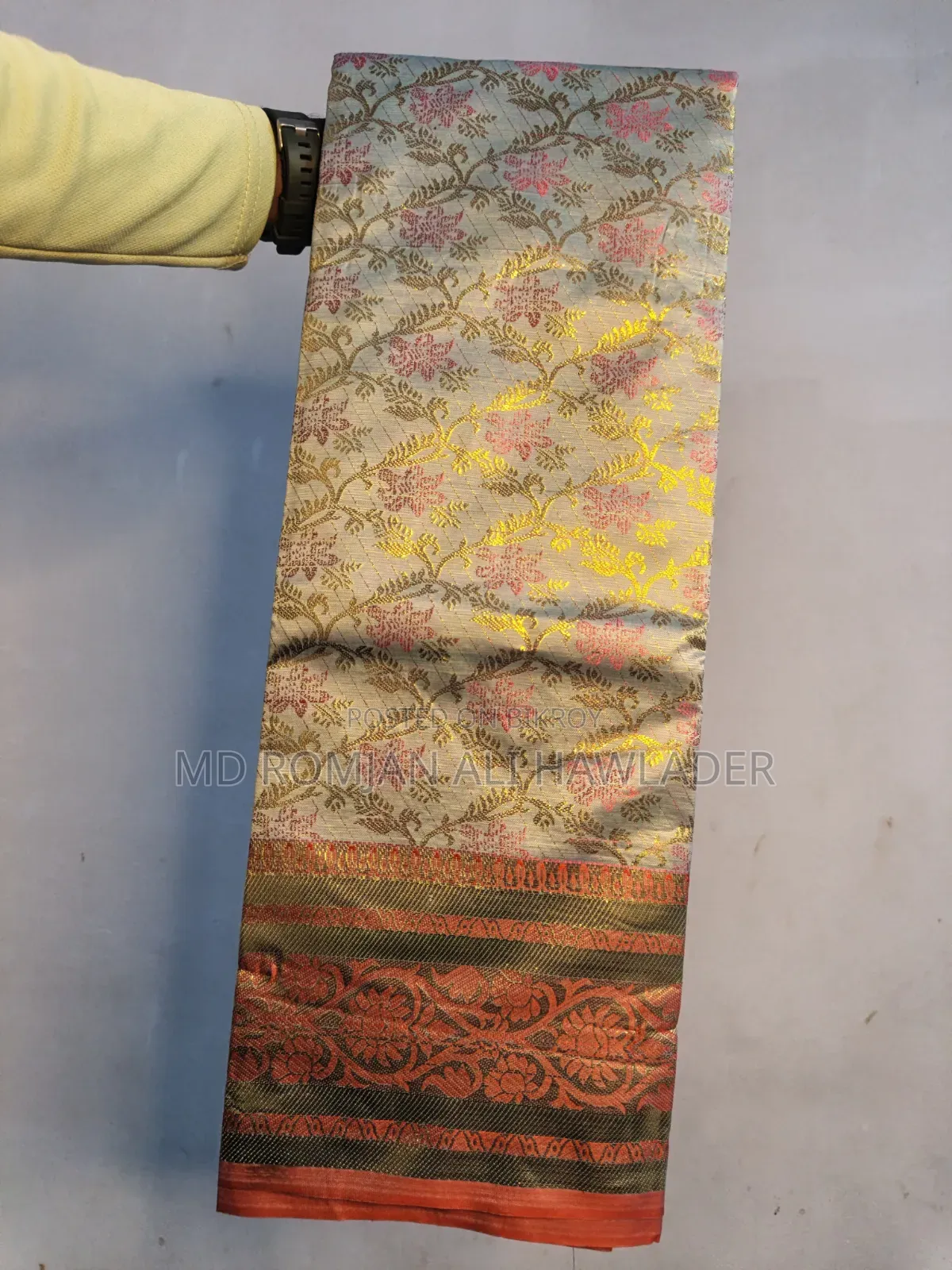 পূজার শাড়ি  ( সিল্ক কাতান)