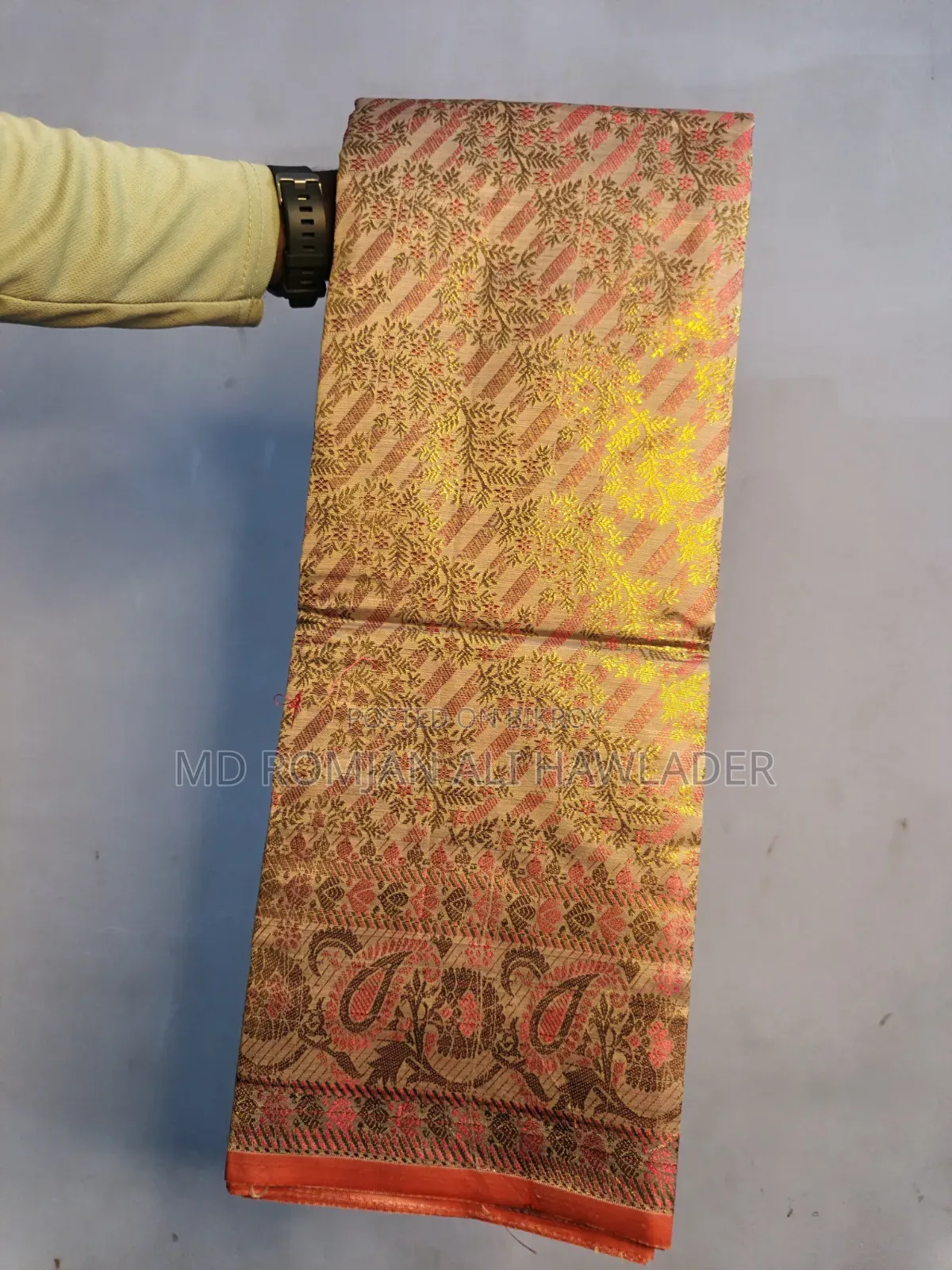 পূজার শাড়ি  ( সিল্ক কাতান)