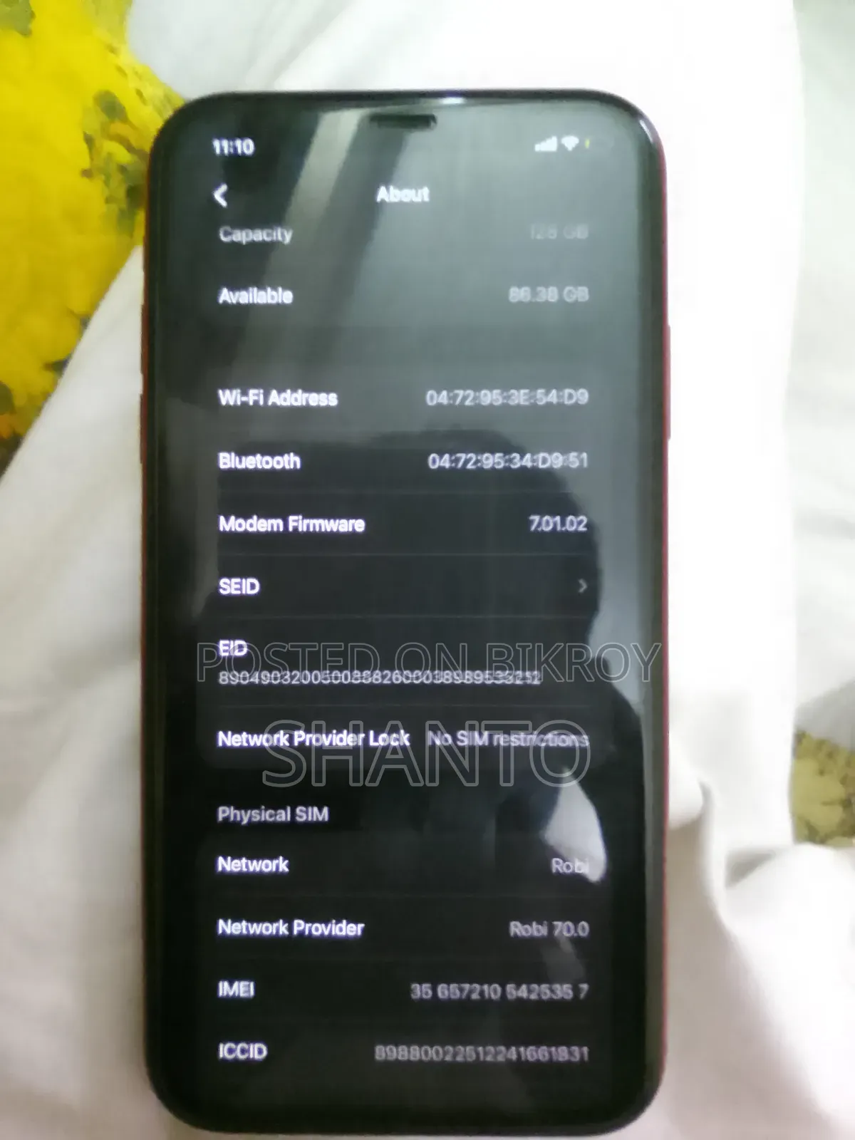 Apple iPhone 11 64 GB Red