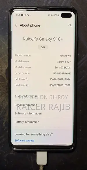 Samsung Galaxy S10 Plus 128 GB Green