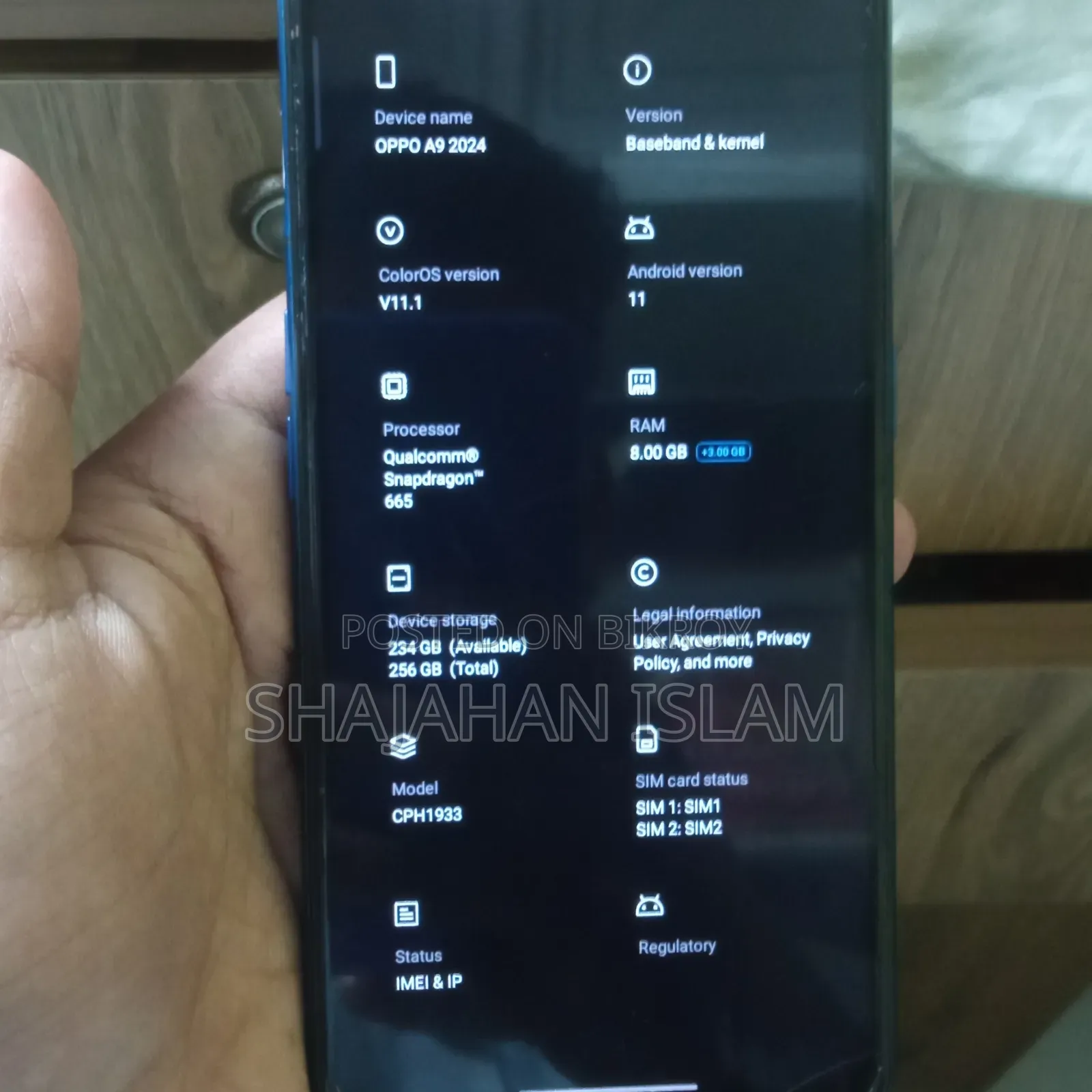 Oppo A9 128 GB Blue