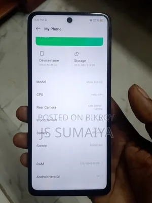 Infinix Note 30 128 GB Black