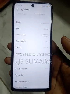 Infinix Note 30 128 GB Black