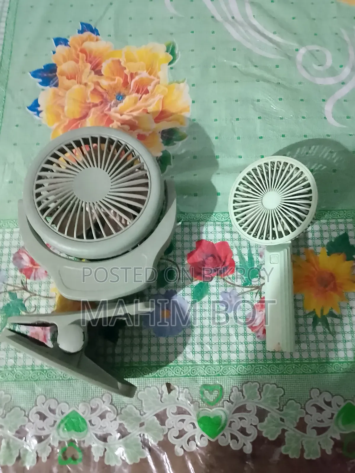 পোর্টেবেল মিনি চার্জার ফ্যান
