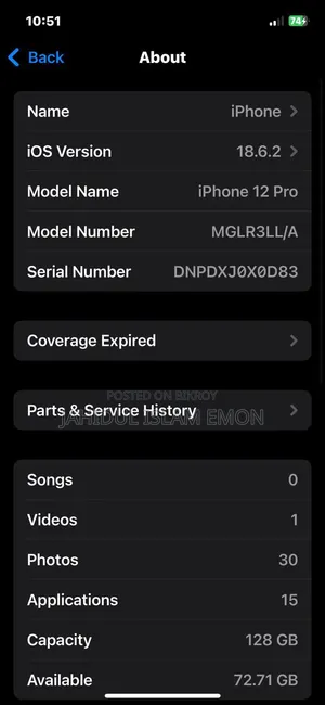 Apple iPhone 12 Pro 128 GB Blue