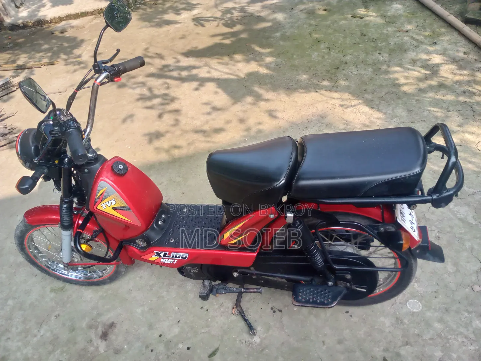 TVS XL 100 2021 Red