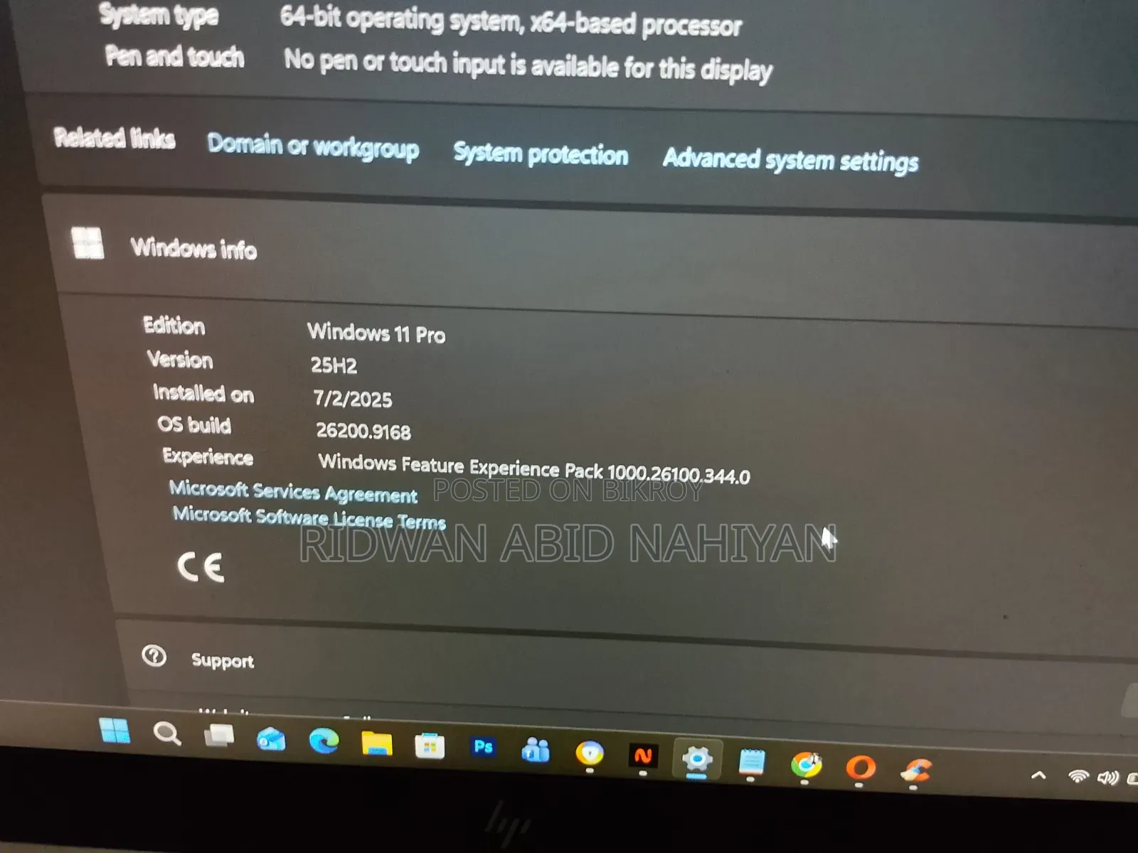 Laptop HP EliteBook 840 G6 8GB Intel Core i5 SSD 256GB