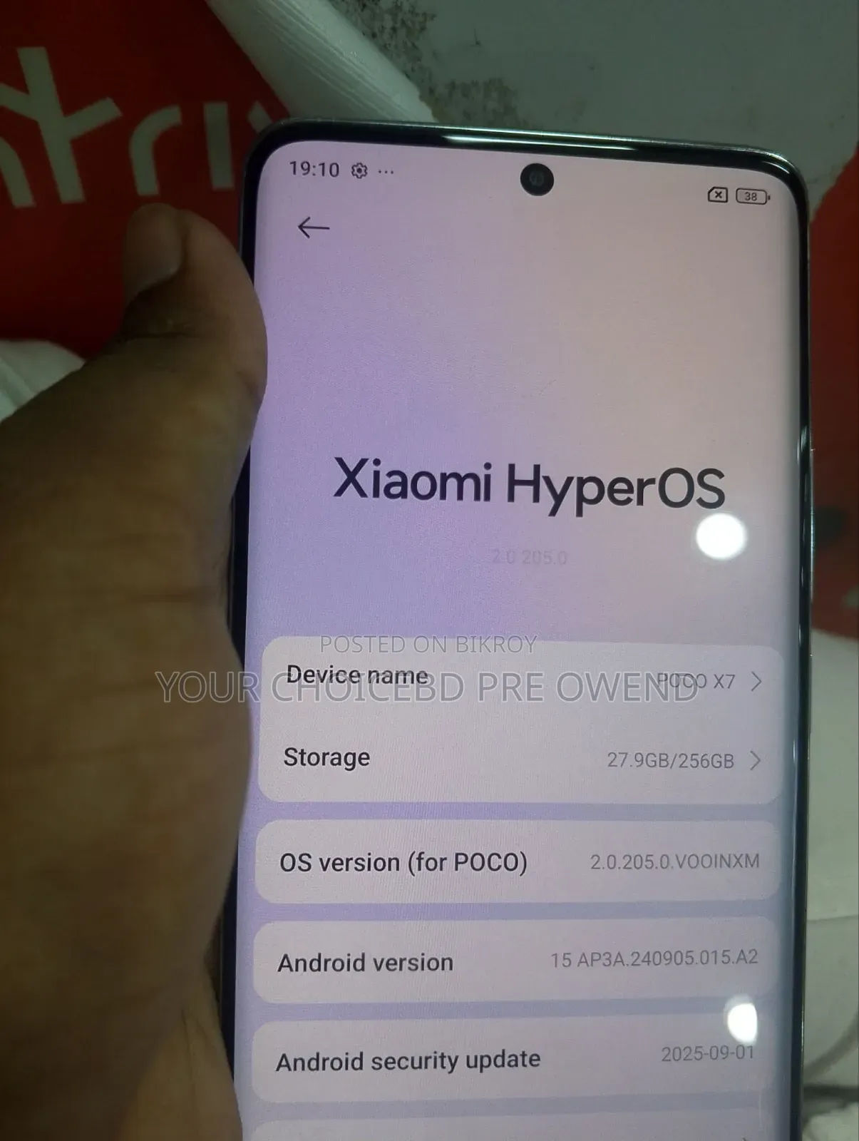 Xiaomi Poco X7 256 GB Silver
