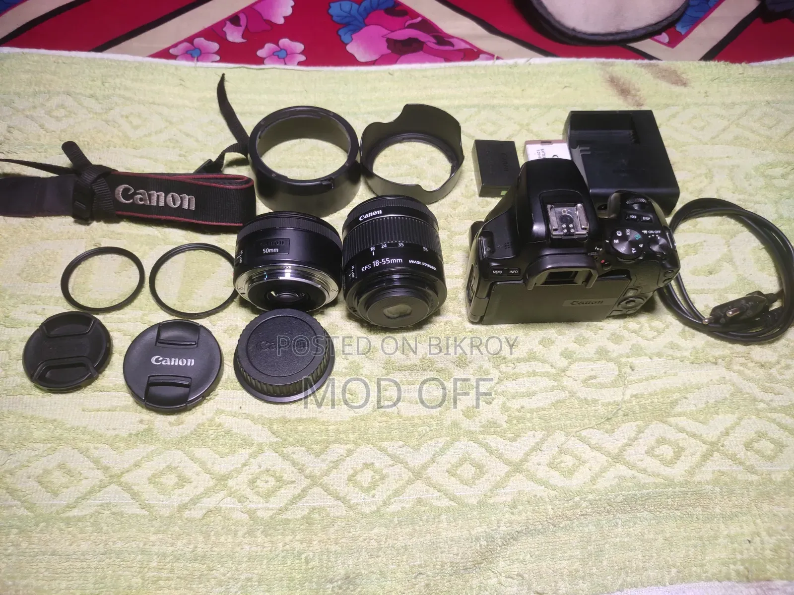 Canon 250d With 2 Lens