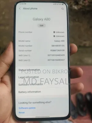 Samsung Galaxy A80 128 GB White