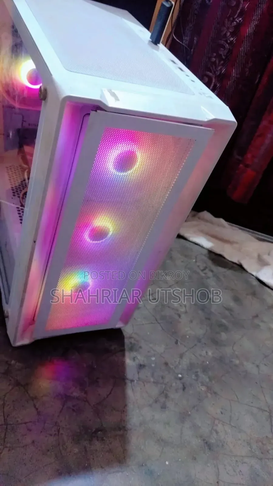 Xtreme XJOGOS M211WH RGB Mid Tower White ATX Gaming Desktop Casing