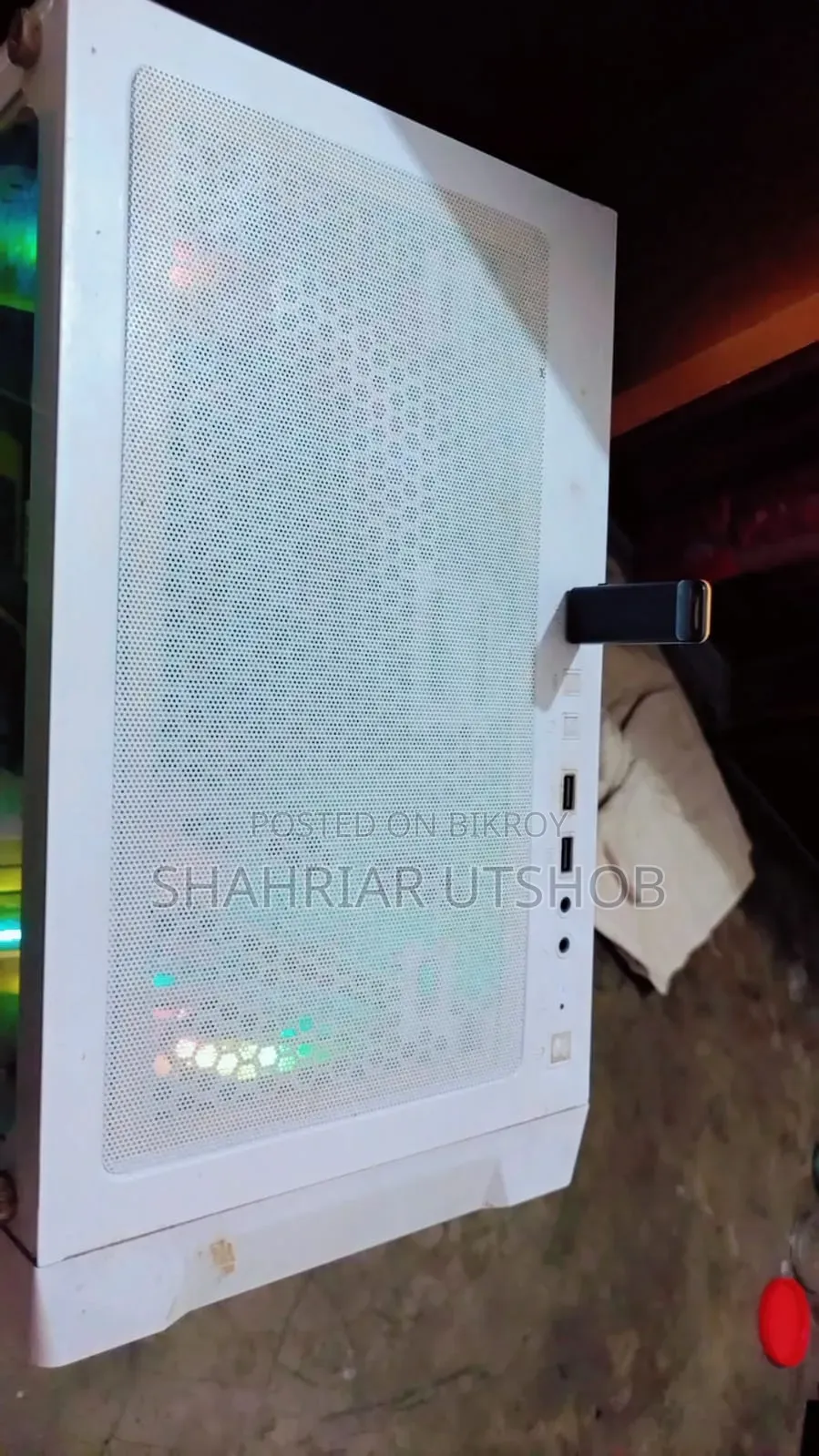 Xtreme XJOGOS M211WH RGB Mid Tower White ATX Gaming Desktop Casing