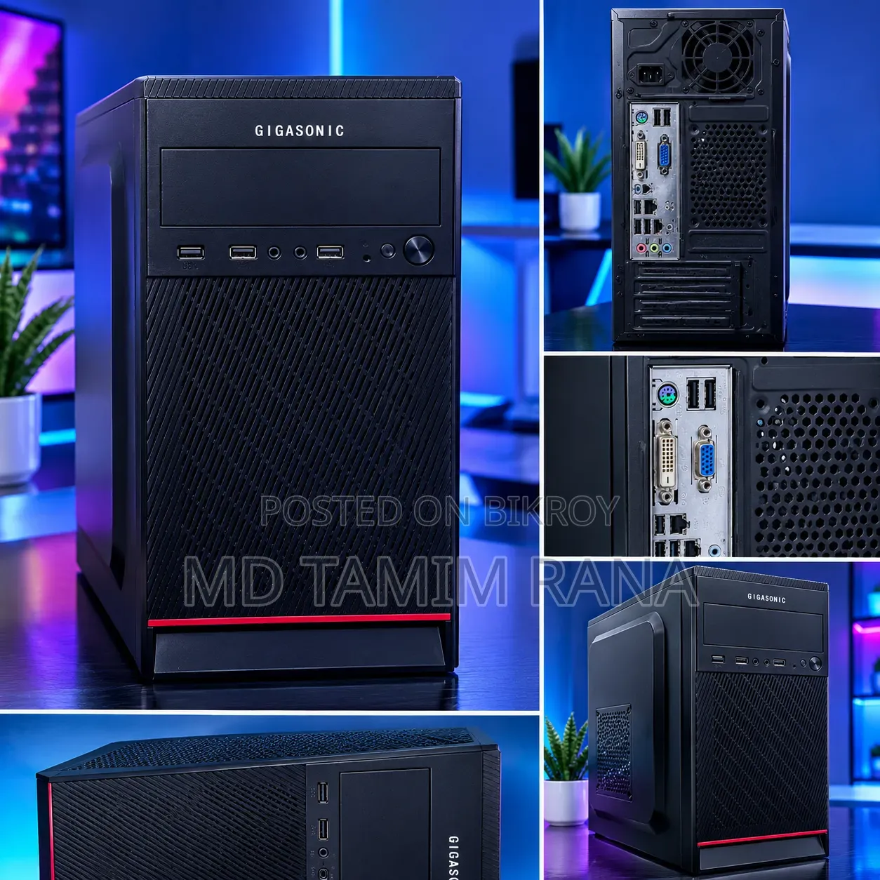 Desktop Computer Gigabyte 8GB Intel Core i3 SSD 512GB