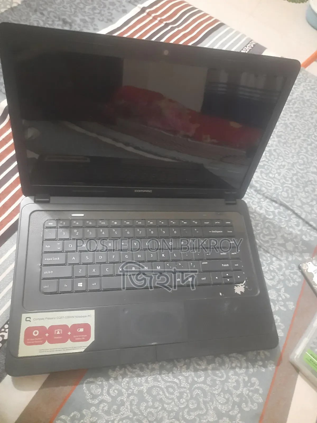 Laptop Compaq Presario CQ57 2GB Intel Celeron HDD 320GB