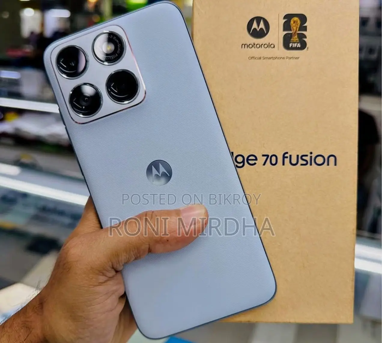 New Motorola Edge 70 Fusion 256 GB Blue