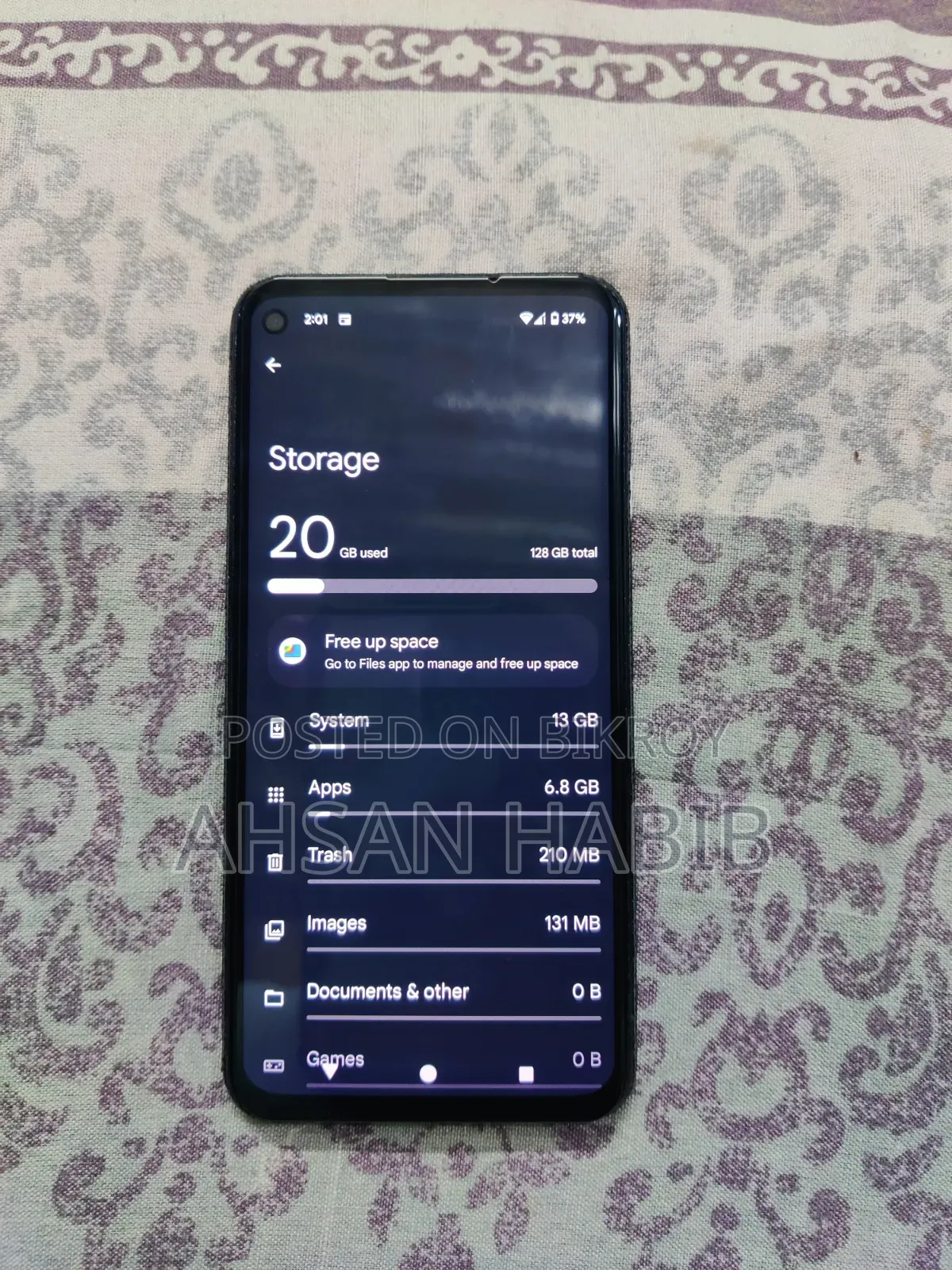 Google Pixel 4a 5G 128 GB Black