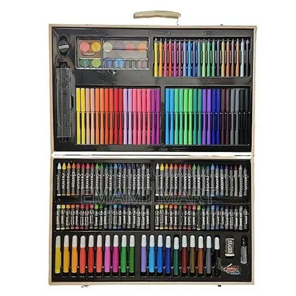 Kitchen Bloom Color Kit Art Set for Kids, 145 Pieces Drawing Kit with 