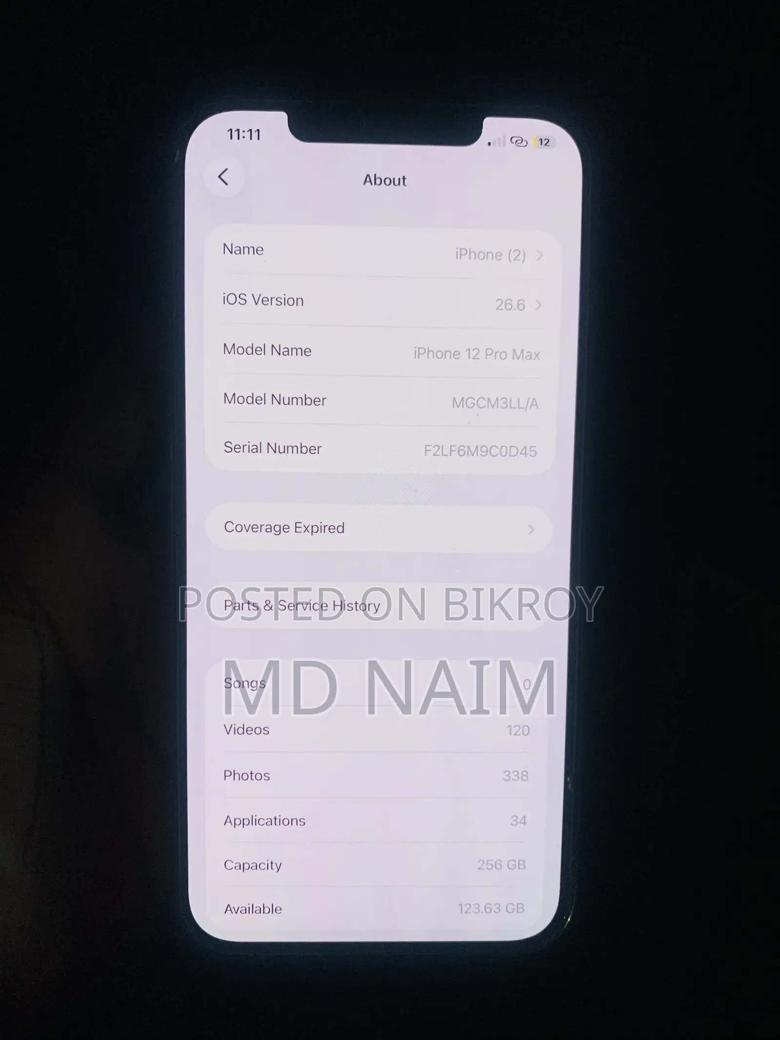 Apple iPhone 12 Pro Max 256 GB Gold