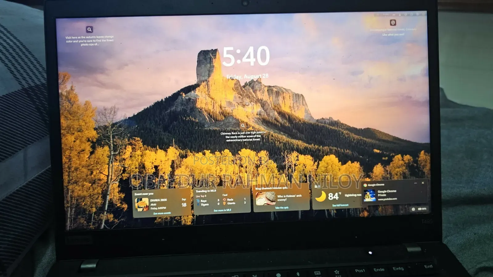 Laptop Lenovo ThinkPad t495s 8GB AMD Ryzen 5 SSD 256GB