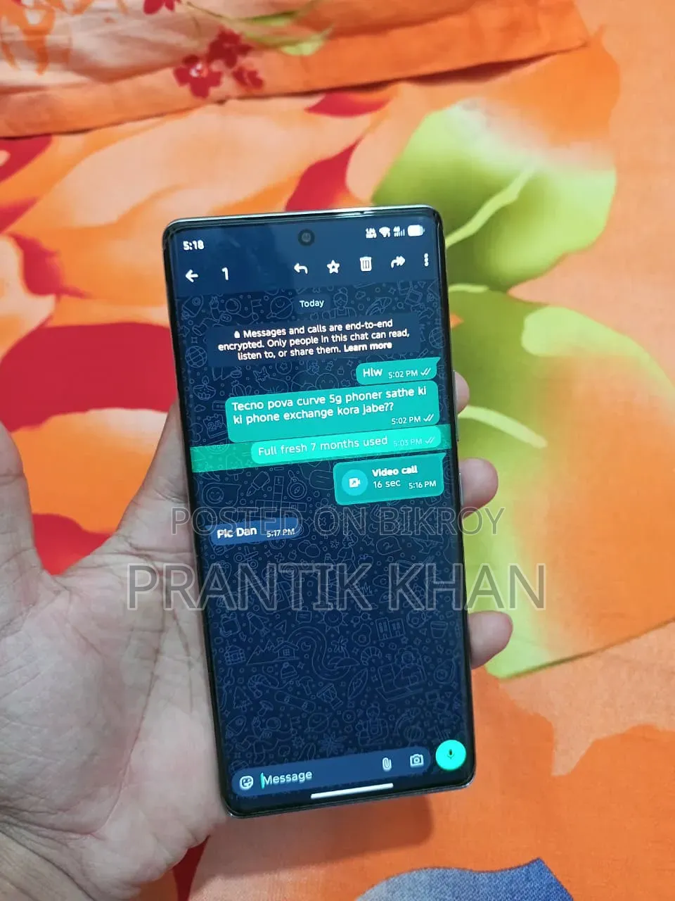 Tecno Pova Curve 256 GB Silver