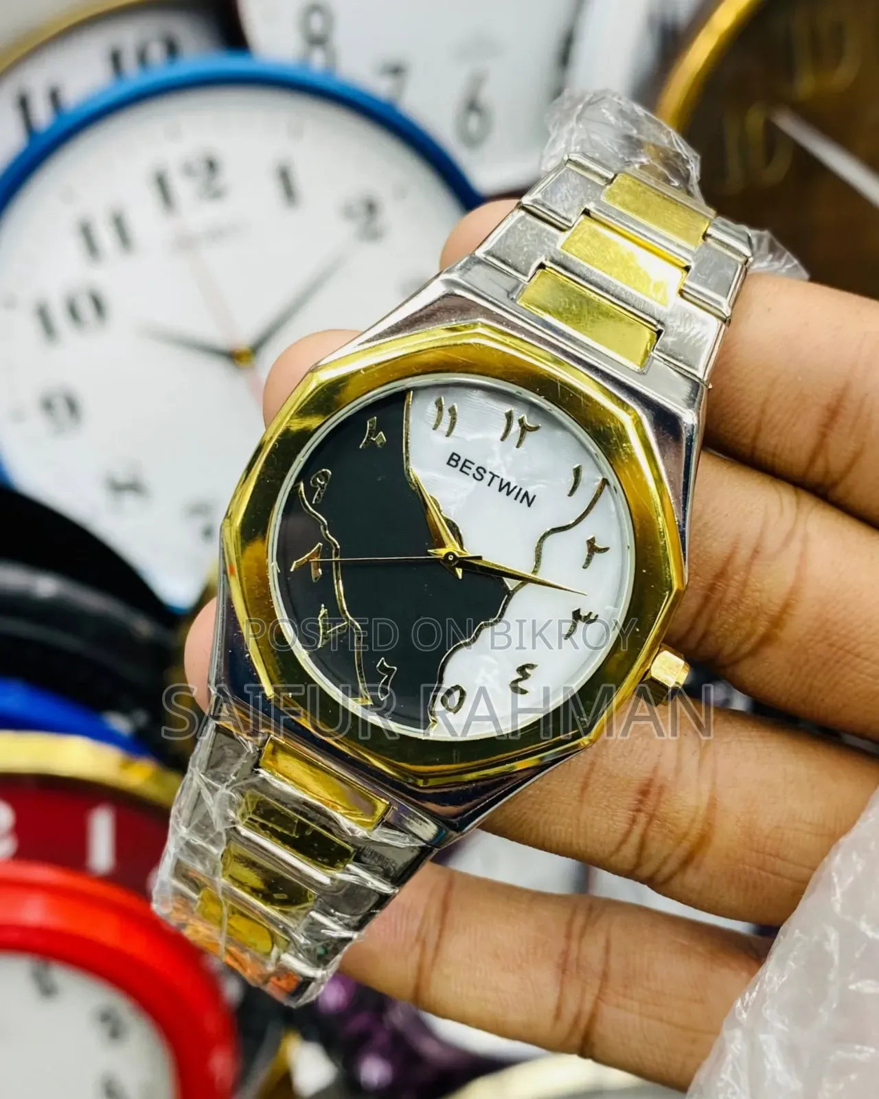 Premium Arabic Dial Stylish Wrist Watch – New Metallic Edition