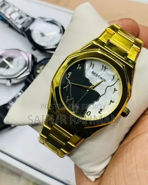 Premium Arabic Dial Stylish Wrist Watch – New Metallic Edition