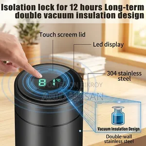 Smart 500ml Stainless Steel Touch Screen Vacuum Flask Water Bottle