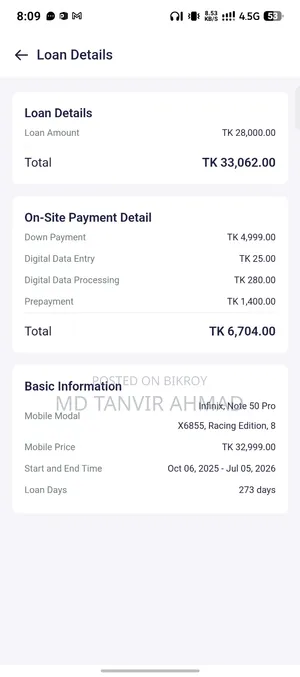 Infinix Note 50 Pro 4G 256 GB