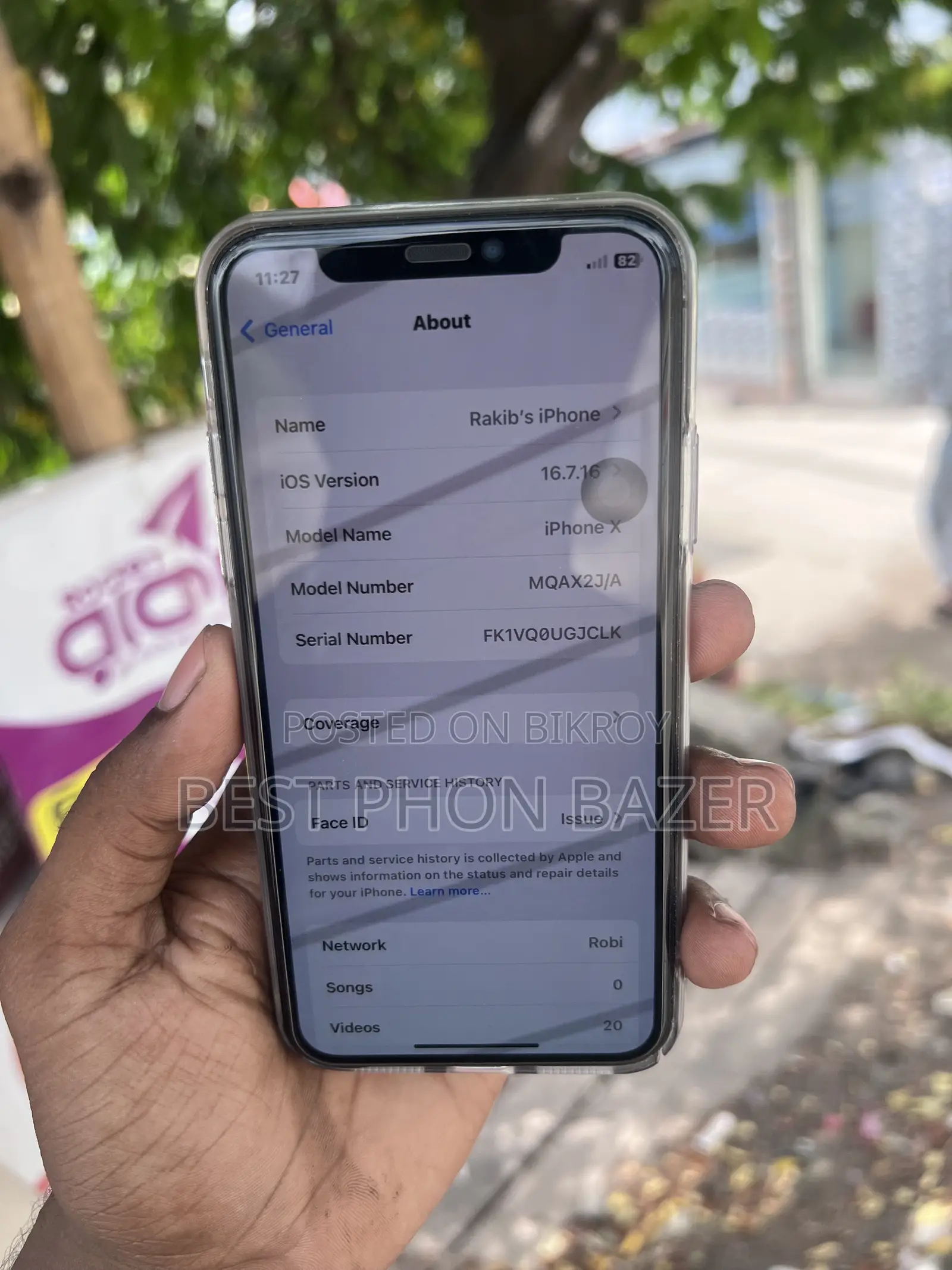 Apple iPhone X 64 GB Black