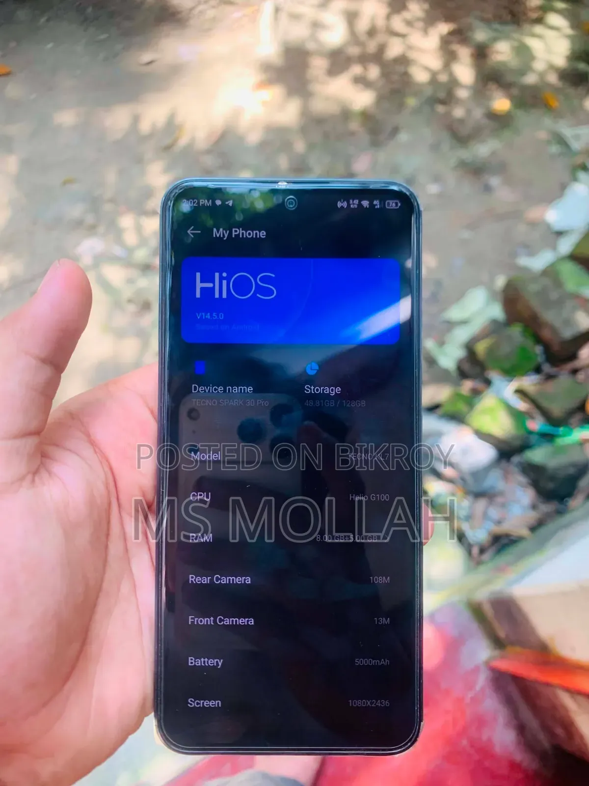 Tecno Spark 30 Pro 128 GB Gray
