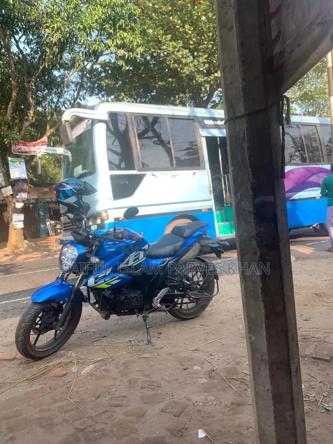 New Suzuki Gixxer 2023 Blue