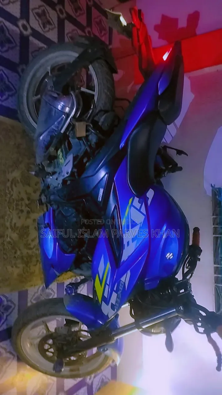 New Suzuki Gixxer 2023 Blue