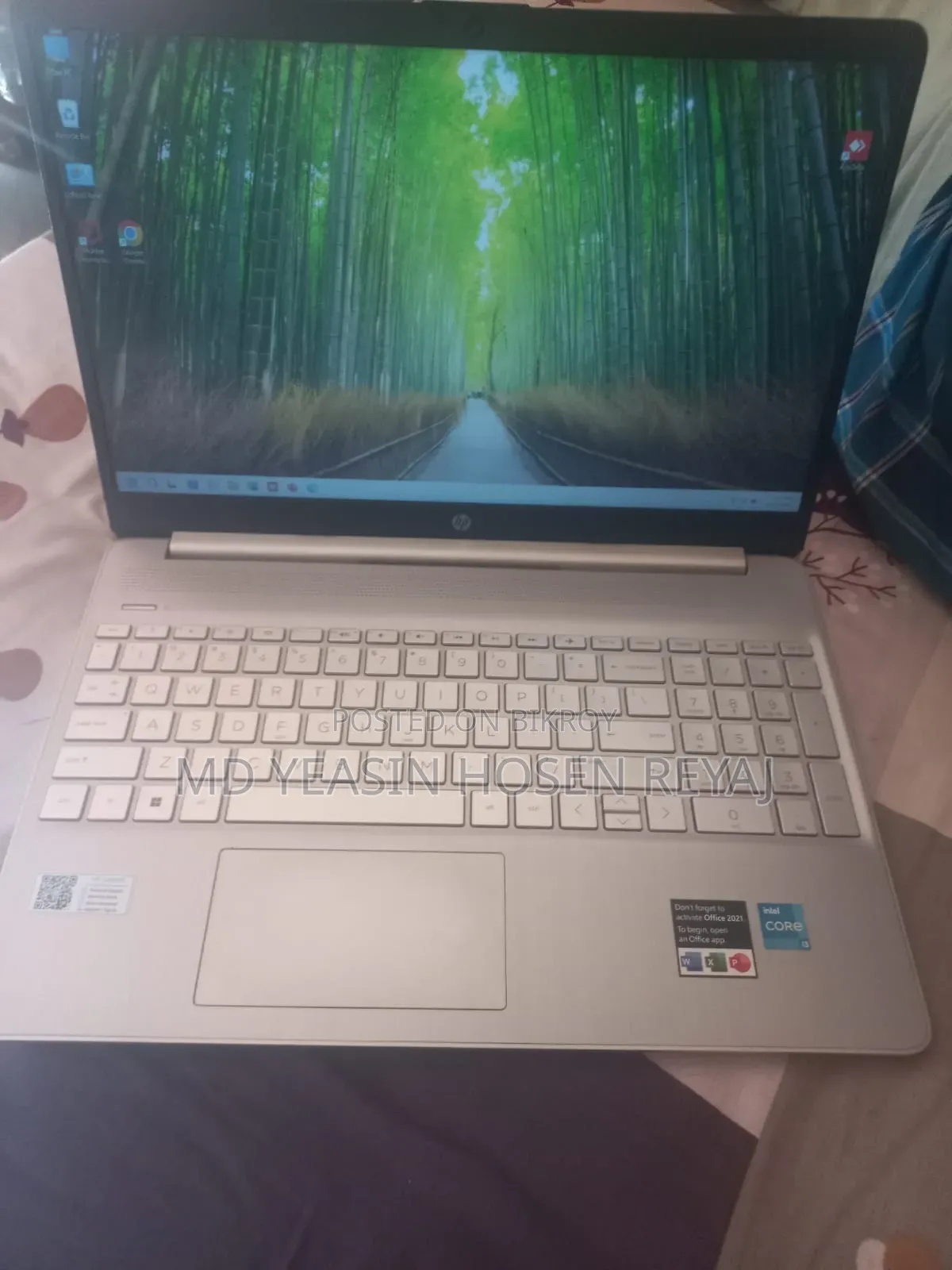 Laptop HP 8GB Intel Core i3 SSD 512GB