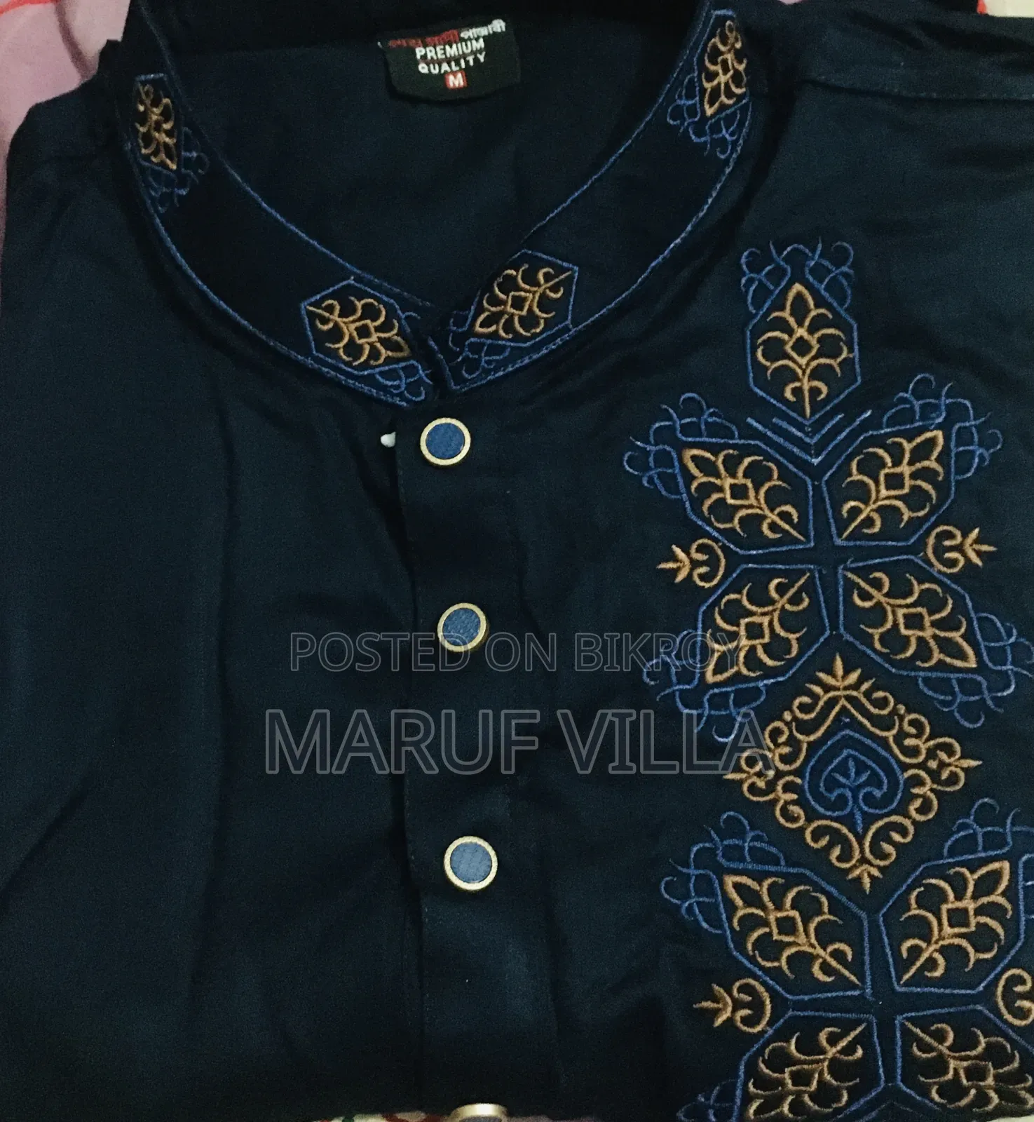 New Punjabi-Pajama Set (White Pajama and Designer Punjabi)