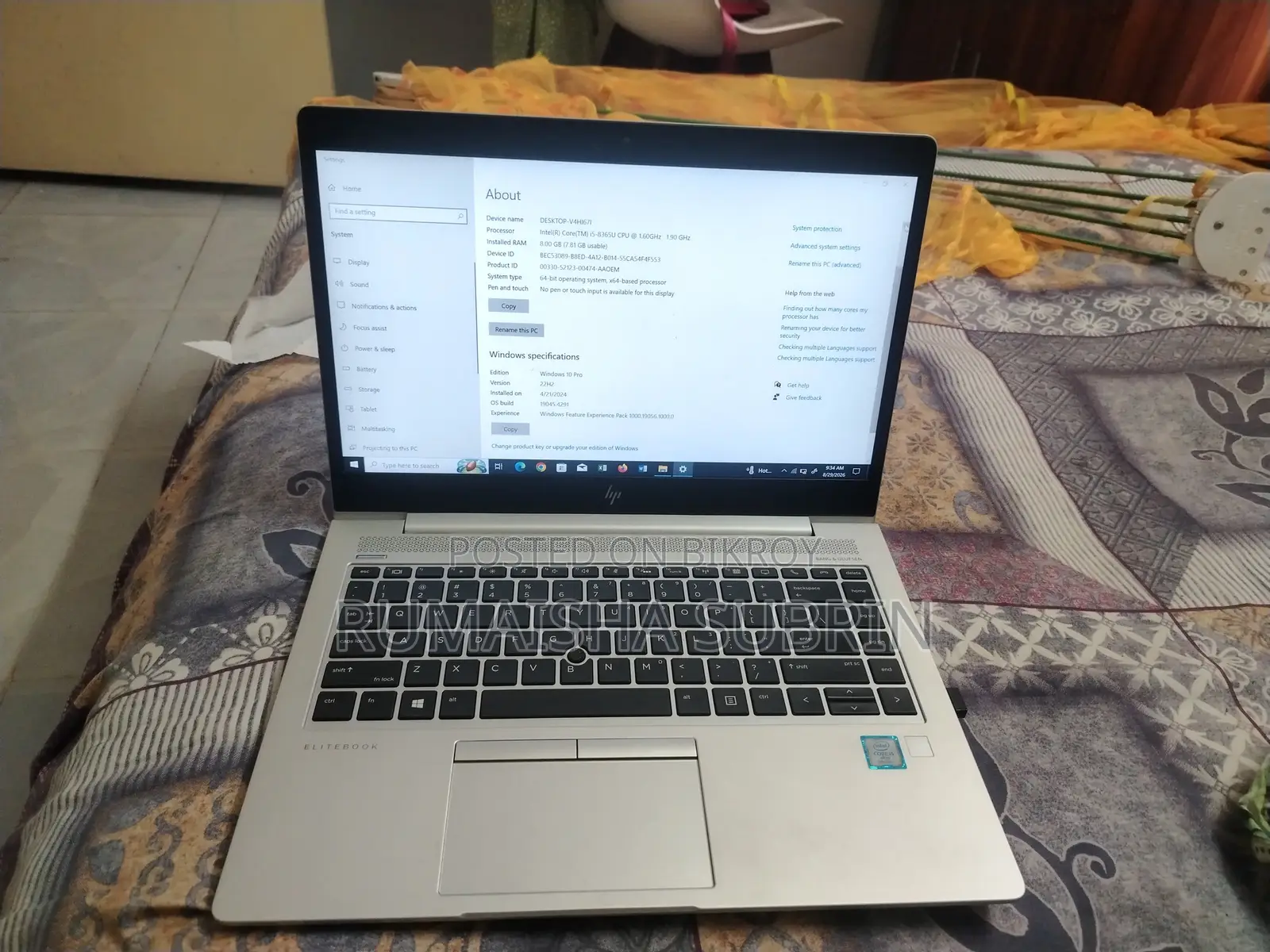 Laptop Howard 8GB Intel Core i5 HDD+SSD 256GB