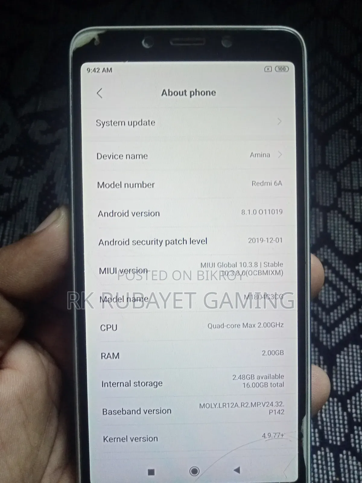 Xiaomi Redmi 6A 32 GB Blue