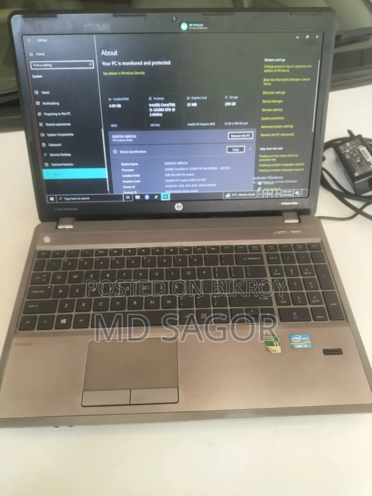 Laptop HP EliteBook 840 G6 4GB Intel Core i5 HDD+SSD 256GB