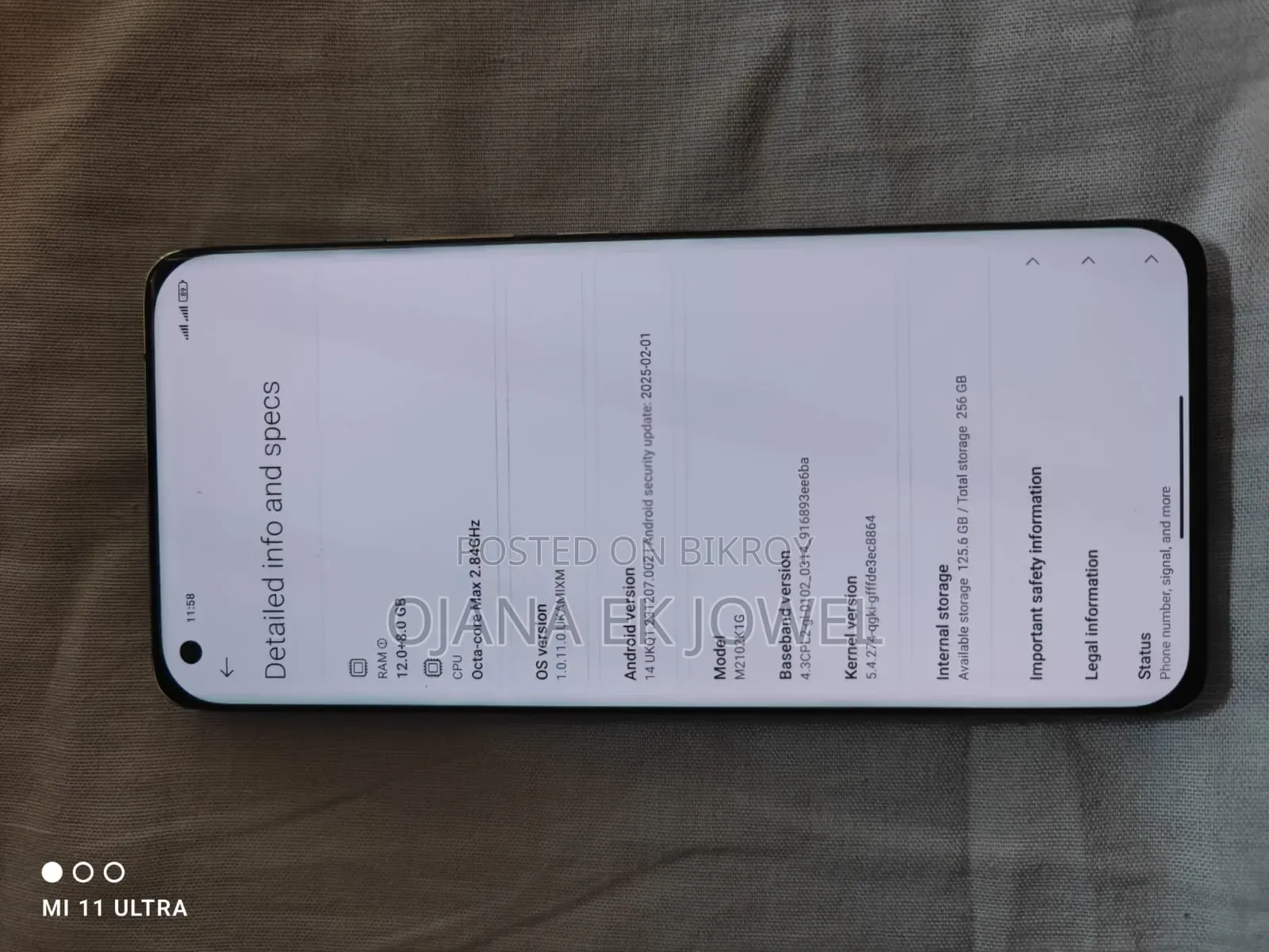 Xiaomi Mi 11 Ultra 256 GB White