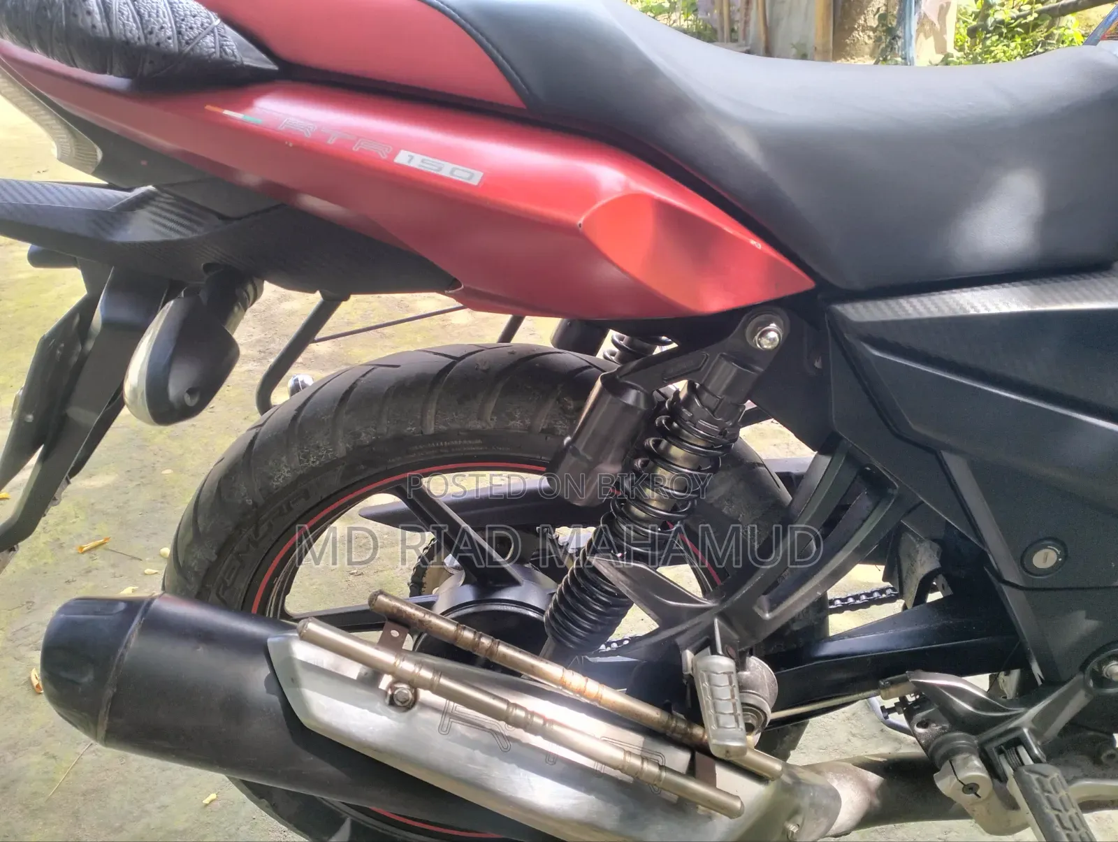 TVS Apache RTR 160 2V ABS 2017 Red