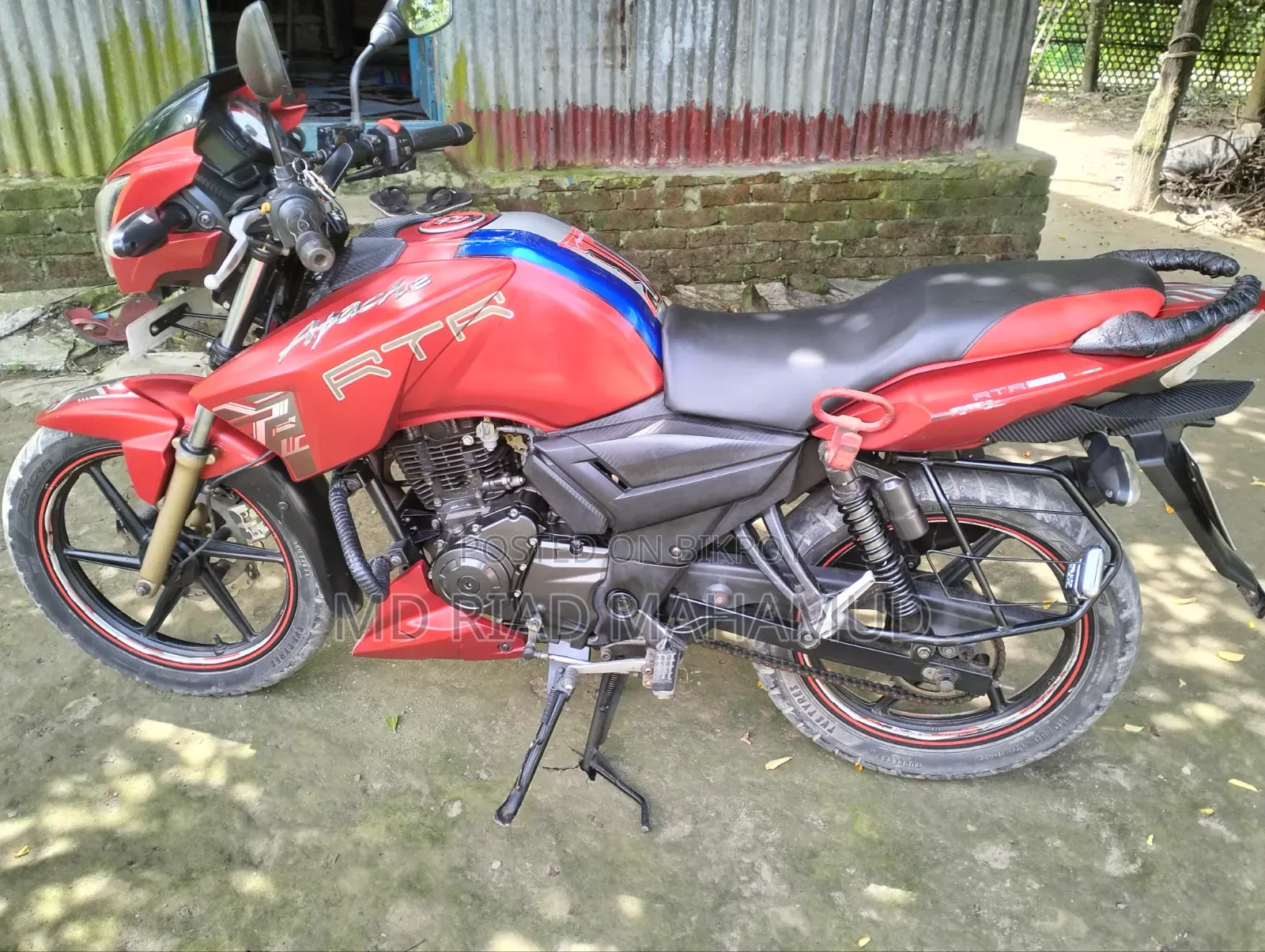 TVS Apache RTR 160 2V ABS 2017 Red