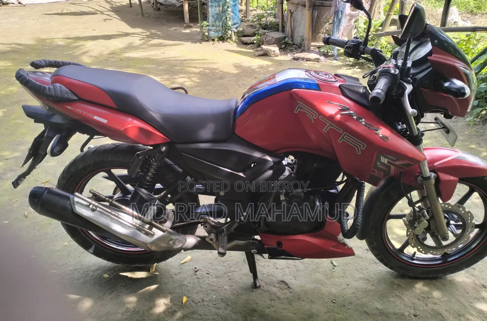 TVS Apache RTR 160 2V ABS 2017 Red